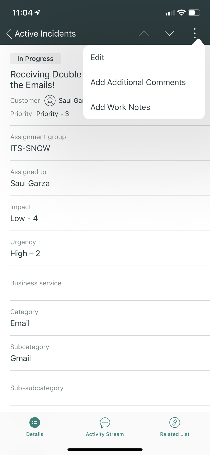 The edit button can be found in the upper right-hand corner as three dots